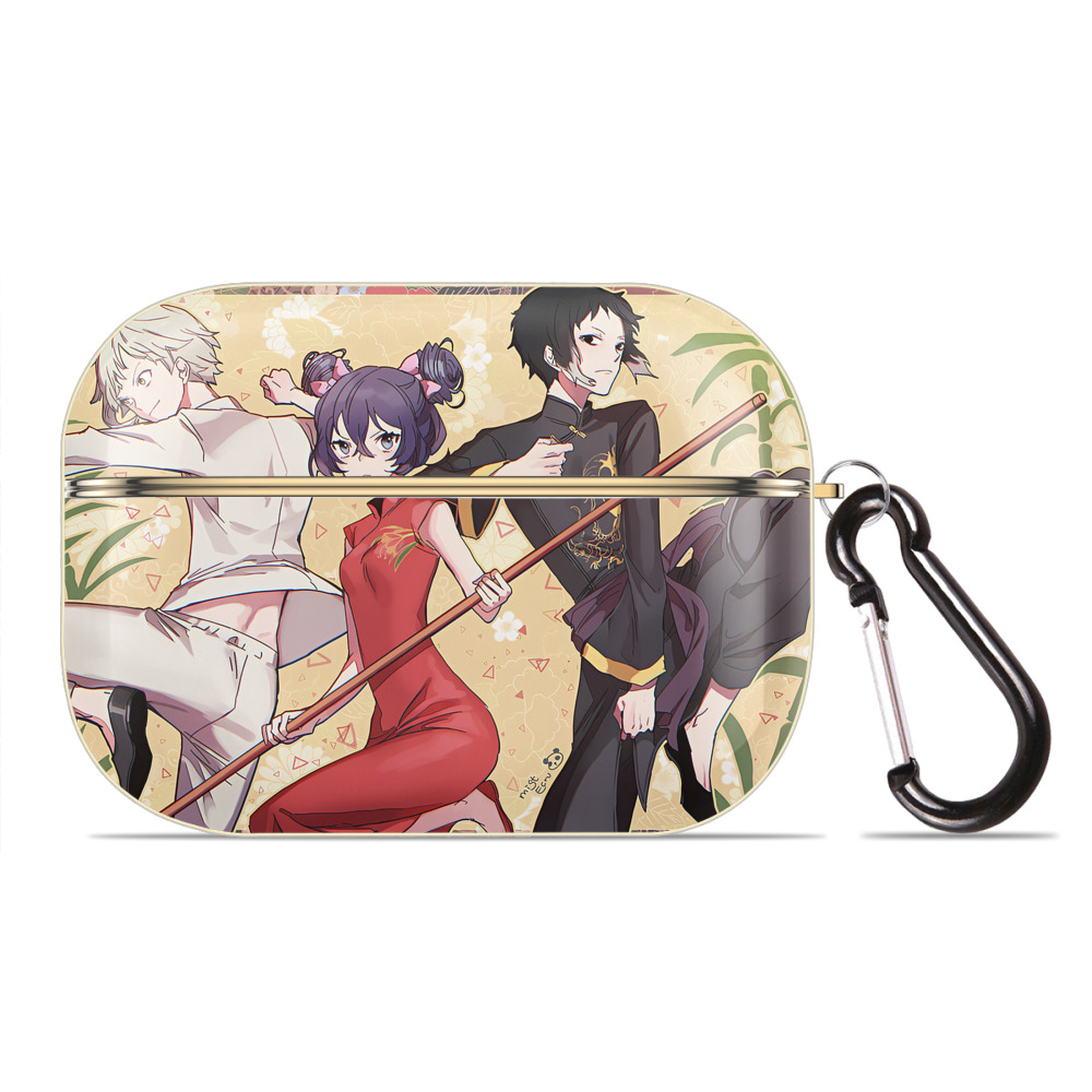 （画像用） 文豪ストレイドッグス Bungo Stray Dogs 【AirPods Pro用】ハードシェル保護ケース｜耐衝撃・防指紋・カラビナ付き商品仕様