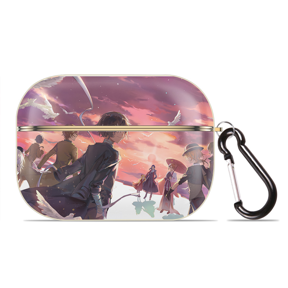 （画像用） 文豪ストレイドッグス Bungo Stray Dogs 【AirPods Pro用】ハードシェル保護ケース｜耐衝撃・防指紋・カラビナ付き商品仕様