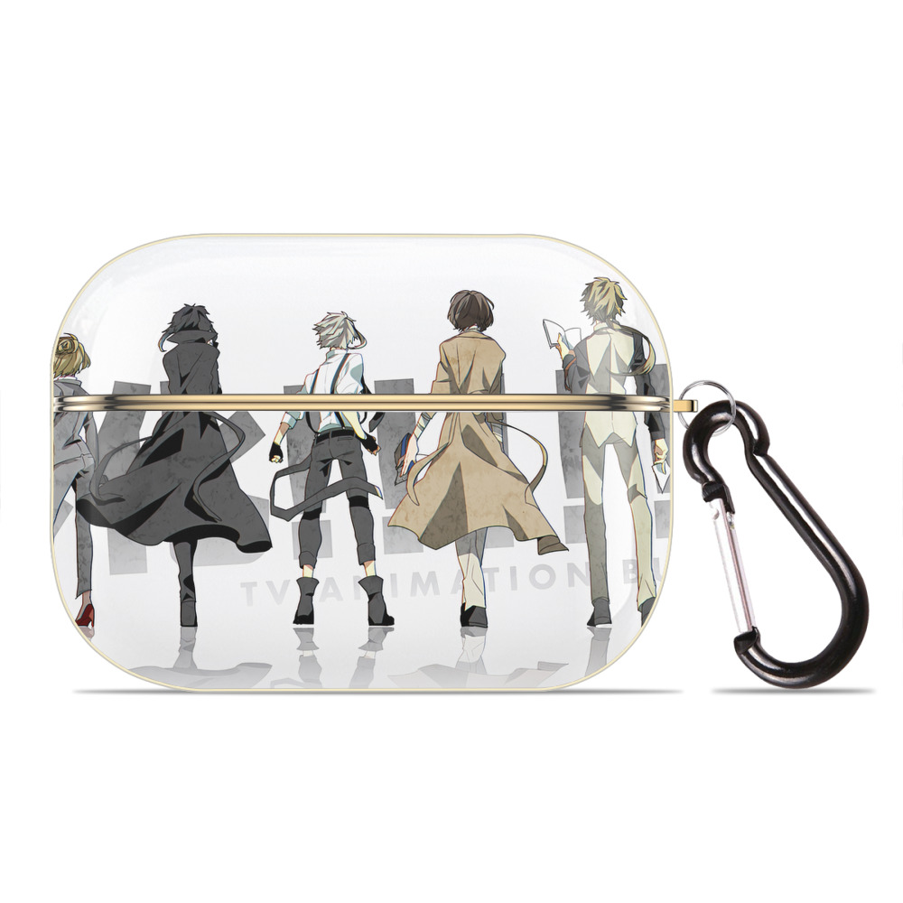 （画像用） 文豪ストレイドッグス Bungo Stray Dogs 【AirPods Pro用】ハードシェル保護ケース｜耐衝撃・防指紋・カラビナ付き商品仕様