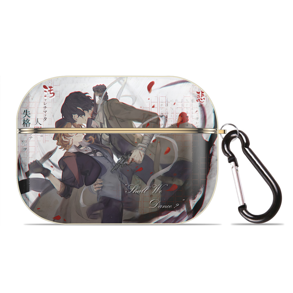 （画像用） 文豪ストレイドッグス Bungo Stray Dogs 【AirPods Pro用】ハードシェル保護ケース｜耐衝撃・防指紋・カラビナ付き商品仕様