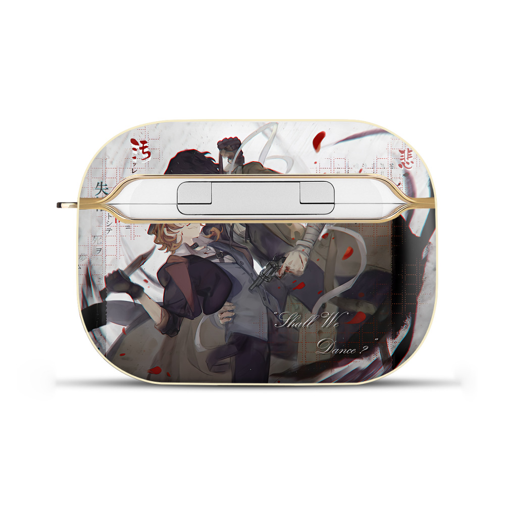 （画像用） 文豪ストレイドッグス Bungo Stray Dogs 【AirPods Pro用】ハードシェル保護ケース｜耐衝撃・防指紋・カラビナ付き商品仕様