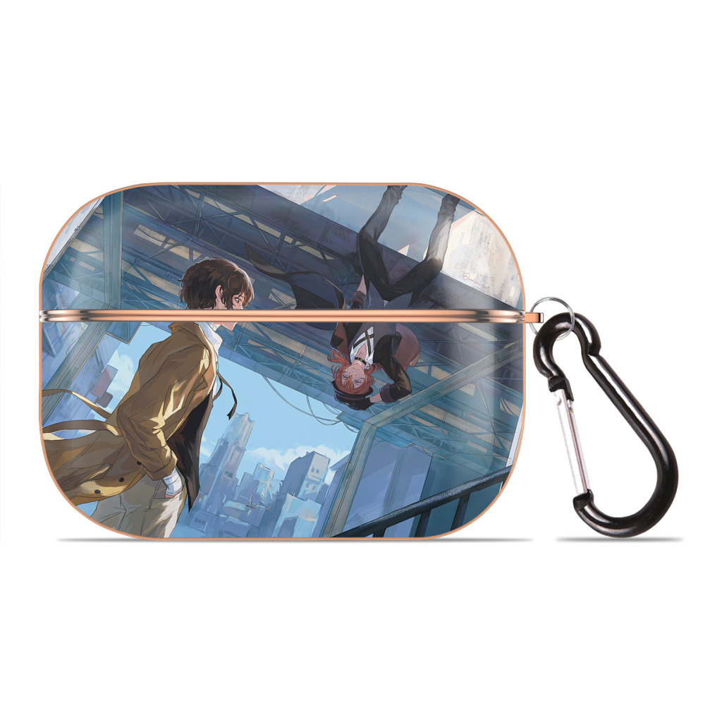 （画像用） 文豪ストレイドッグス Bungo Stray Dogs 【AirPods Pro用】ハードシェル保護ケース｜耐衝撃・防指紋・カラビナ付き商品仕様