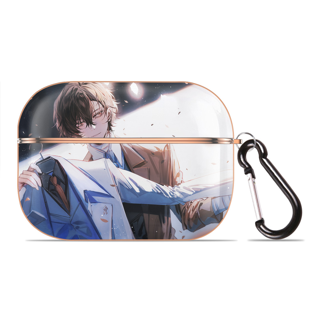 （画像用） 文豪ストレイドッグス Bungo Stray Dogs 【AirPods Pro用】ハードシェル保護ケース｜耐衝撃・防指紋・カラビナ付き商品仕様