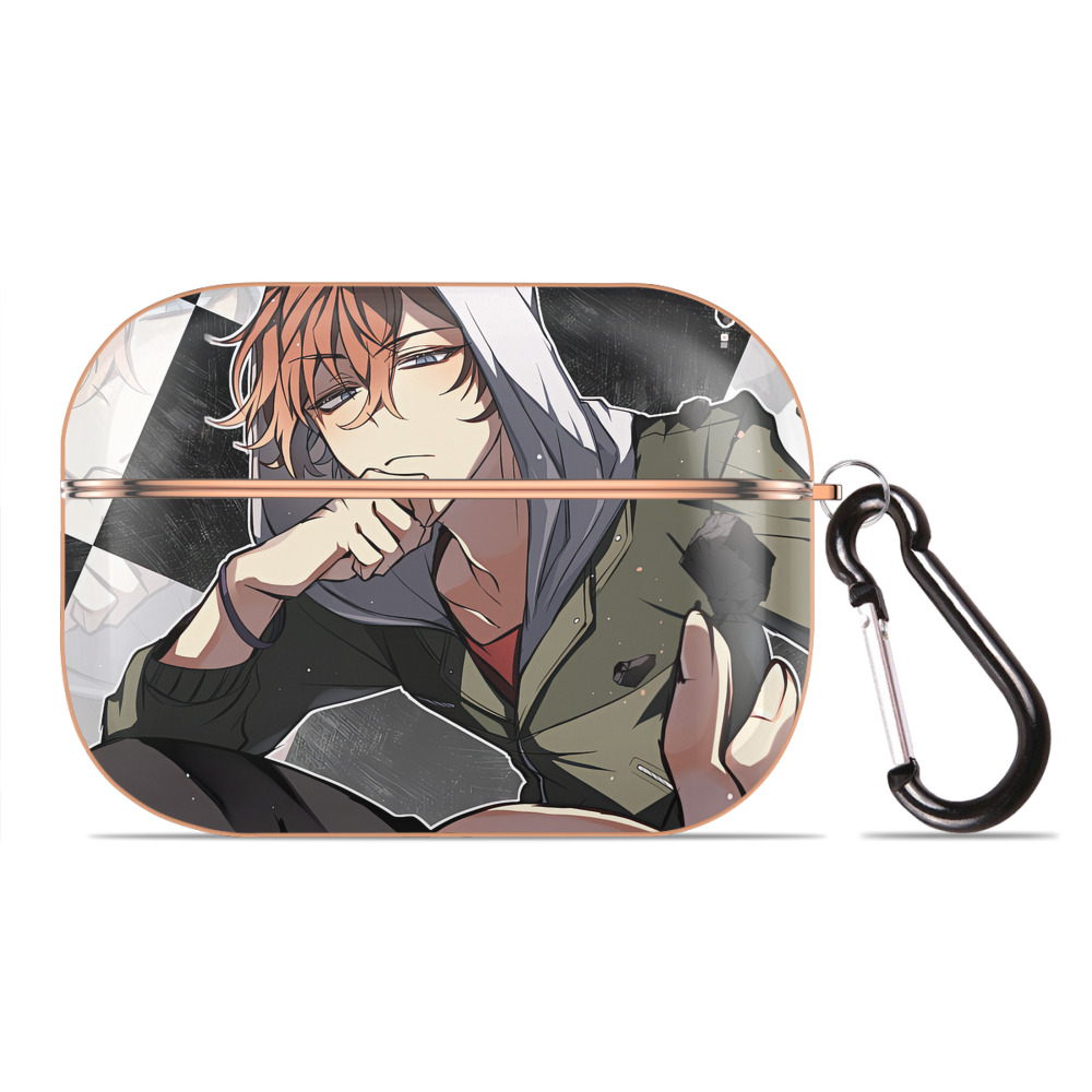 （画像用） 文豪ストレイドッグス Bungo Stray Dogs 【AirPods Pro用】ハードシェル保護ケース｜耐衝撃・防指紋・カラビナ付き商品仕様
