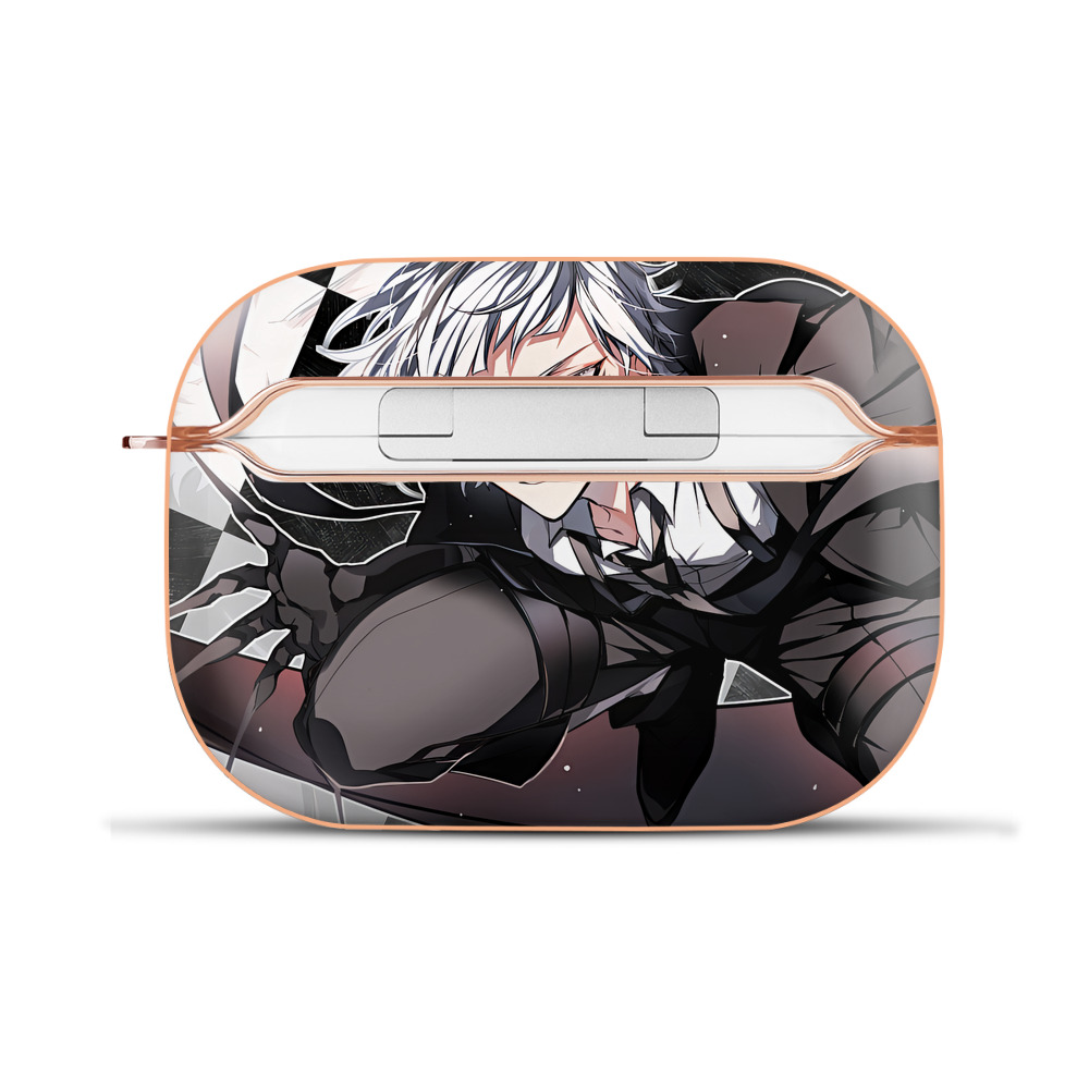 （画像用） 文豪ストレイドッグス Bungo Stray Dogs 【AirPods Pro用】ハードシェル保護ケース｜耐衝撃・防指紋・カラビナ付き商品仕様