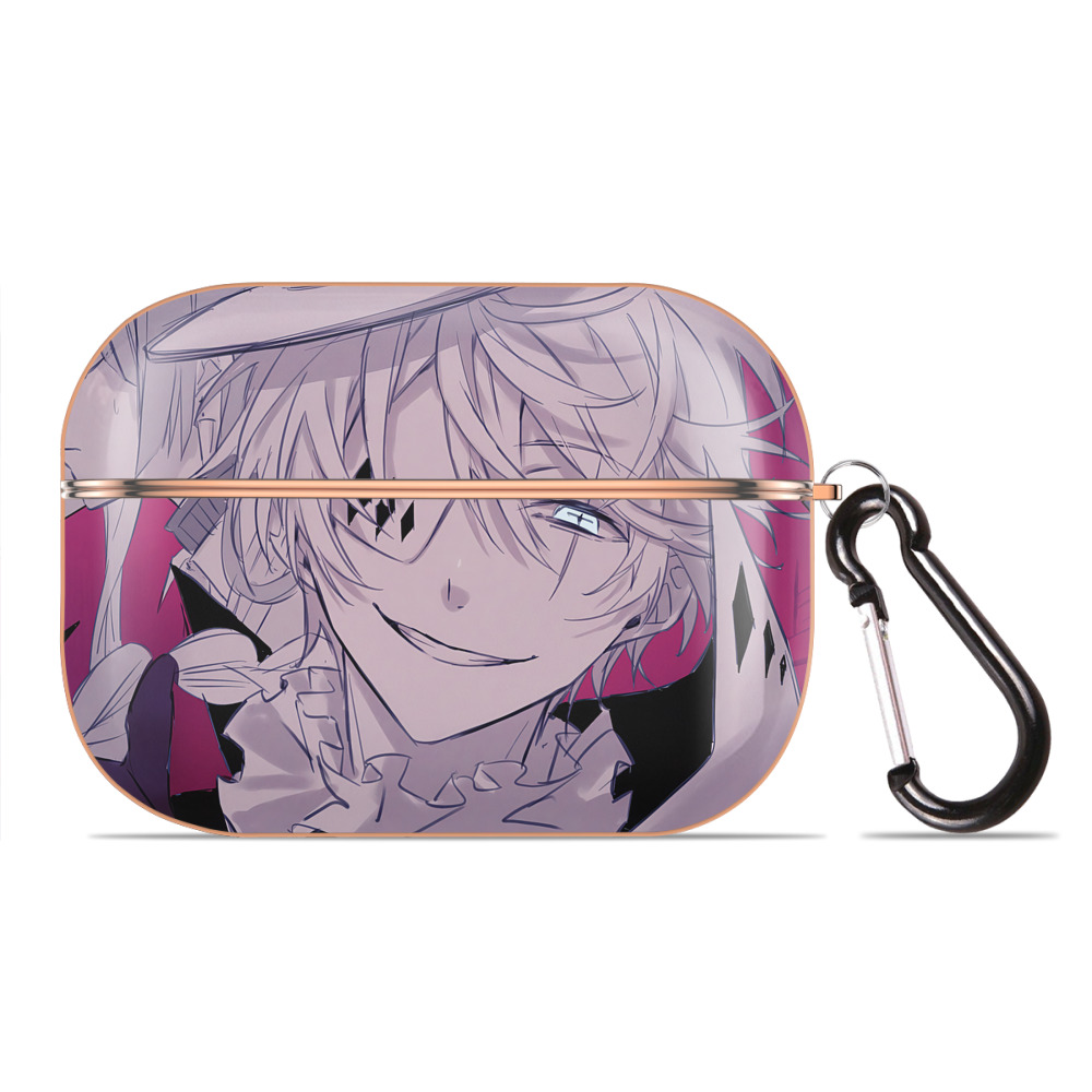 （画像用） 文豪ストレイドッグス Bungo Stray Dogs 【AirPods Pro用】ハードシェル保護ケース｜耐衝撃・防指紋・カラビナ付き商品仕様