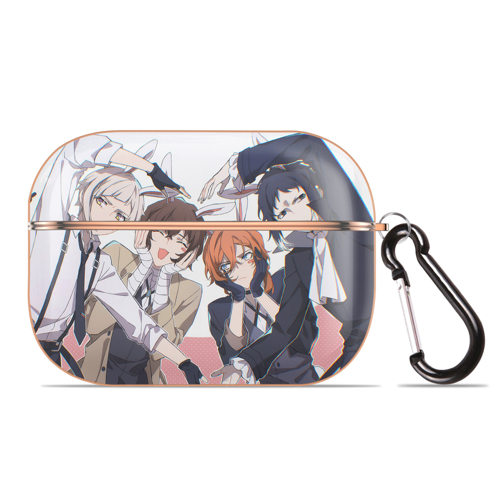 （画像用） 文豪ストレイドッグス Bungo Stray Dogs 【AirPods Pro用】ハードシェル保護ケース｜耐衝撃・防指紋・カラビナ付き商品仕様