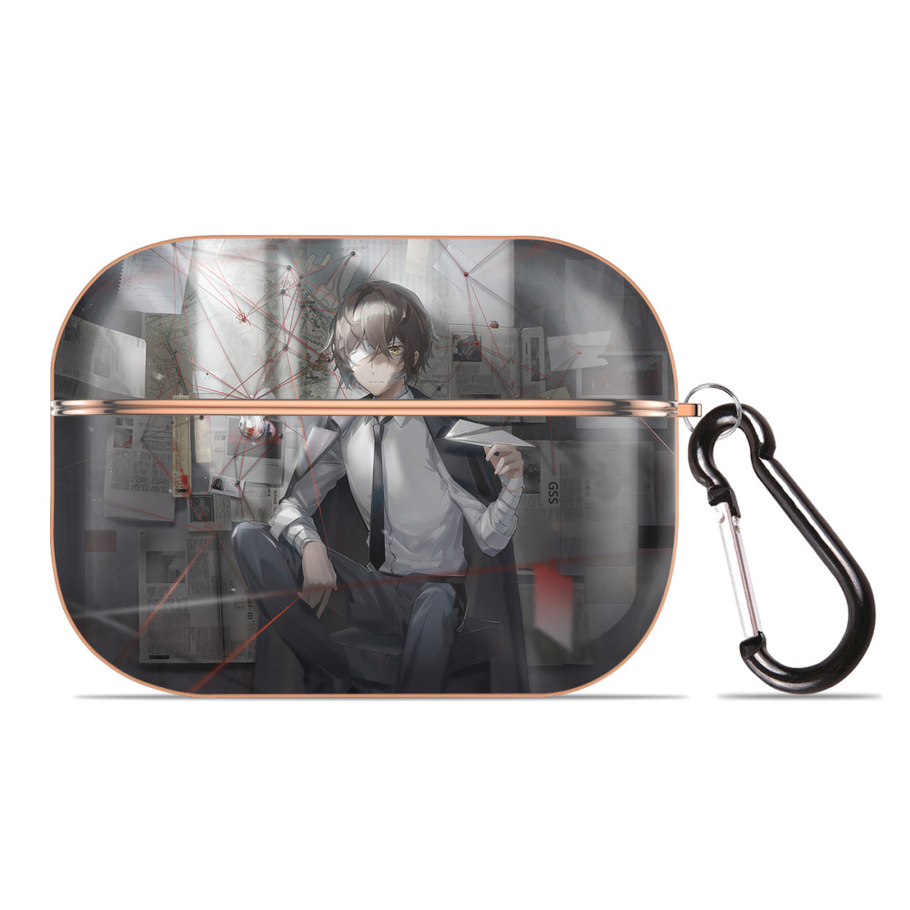 （画像用） 文豪ストレイドッグス Bungo Stray Dogs 【AirPods Pro用】ハードシェル保護ケース｜耐衝撃・防指紋・カラビナ付き商品仕様