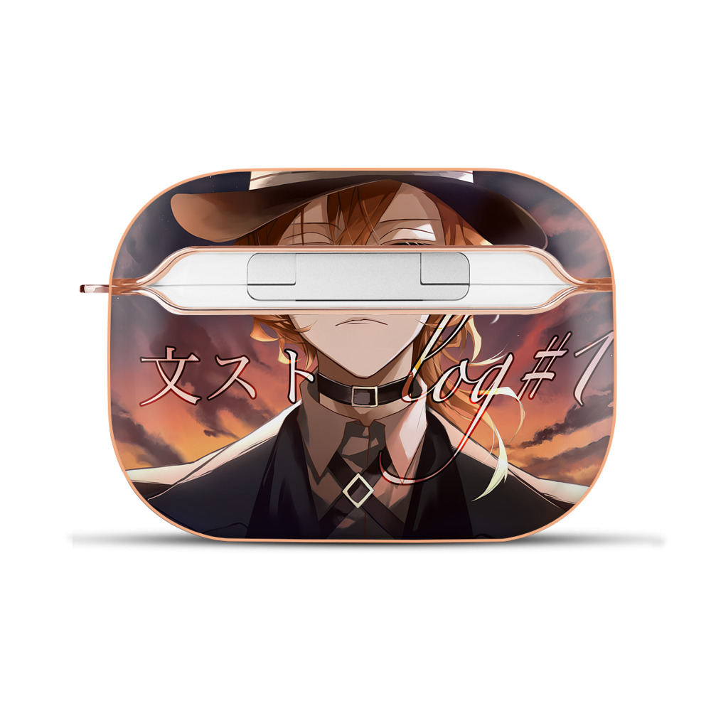 （画像用） 文豪ストレイドッグス Bungo Stray Dogs 【AirPods Pro用】ハードシェル保護ケース｜耐衝撃・防指紋・カラビナ付き商品仕様