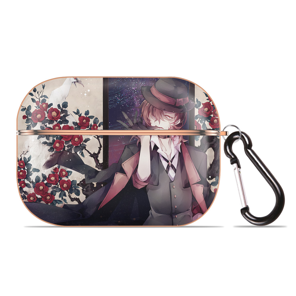 （画像用） 文豪ストレイドッグス Bungo Stray Dogs 【AirPods Pro用】ハードシェル保護ケース｜耐衝撃・防指紋・カラビナ付き商品仕様