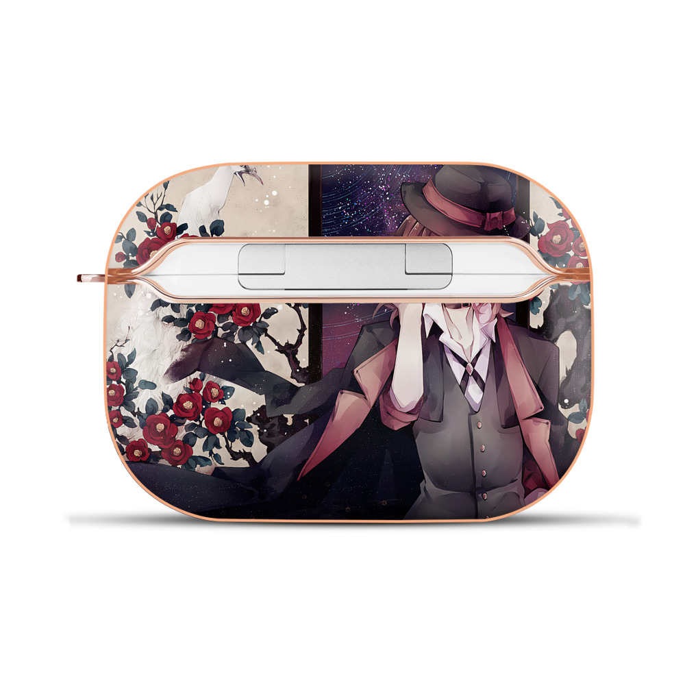 （画像用） 文豪ストレイドッグス Bungo Stray Dogs 【AirPods Pro用】ハードシェル保護ケース｜耐衝撃・防指紋・カラビナ付き商品仕様