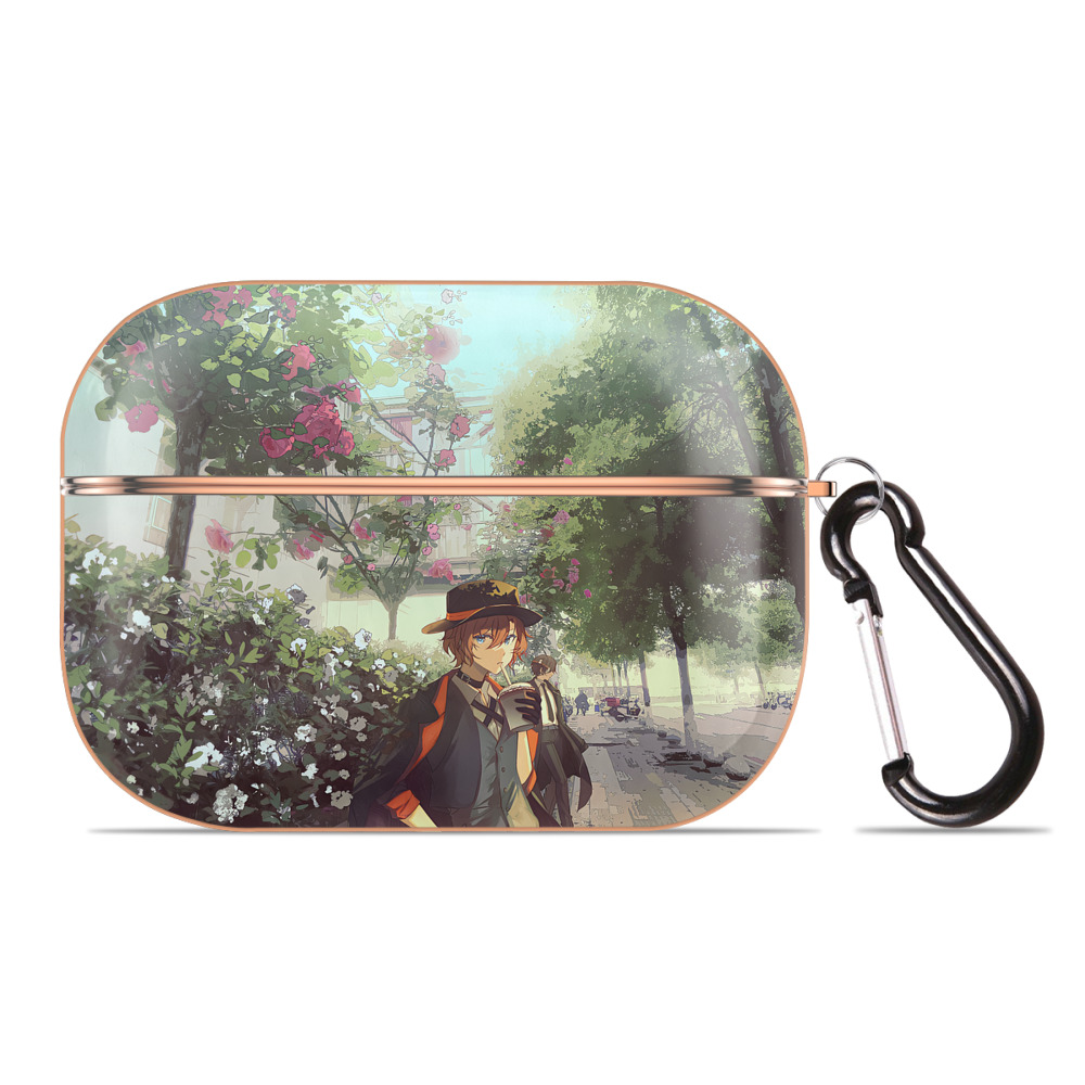 （画像用） 文豪ストレイドッグス Bungo Stray Dogs 【AirPods Pro用】ハードシェル保護ケース｜耐衝撃・防指紋・カラビナ付き商品仕様