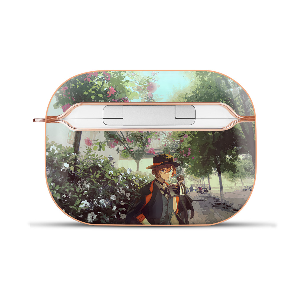 （画像用） 文豪ストレイドッグス Bungo Stray Dogs 【AirPods Pro用】ハードシェル保護ケース｜耐衝撃・防指紋・カラビナ付き商品仕様