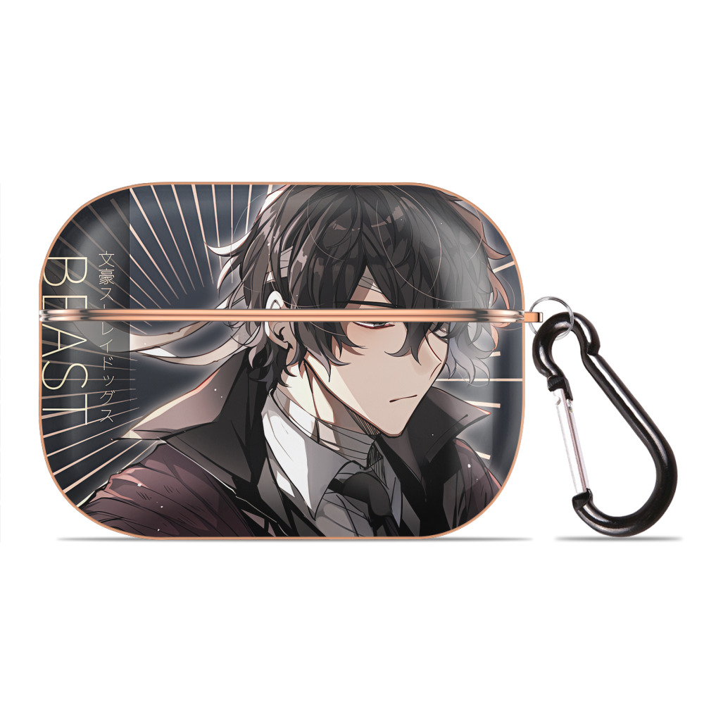 （画像用） 文豪ストレイドッグス Bungo Stray Dogs 【AirPods Pro用】ハードシェル保護ケース｜耐衝撃・防指紋・カラビナ付き商品仕様