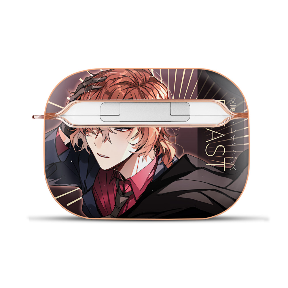 （画像用） 文豪ストレイドッグス Bungo Stray Dogs 【AirPods Pro用】ハードシェル保護ケース｜耐衝撃・防指紋・カラビナ付き商品仕様
