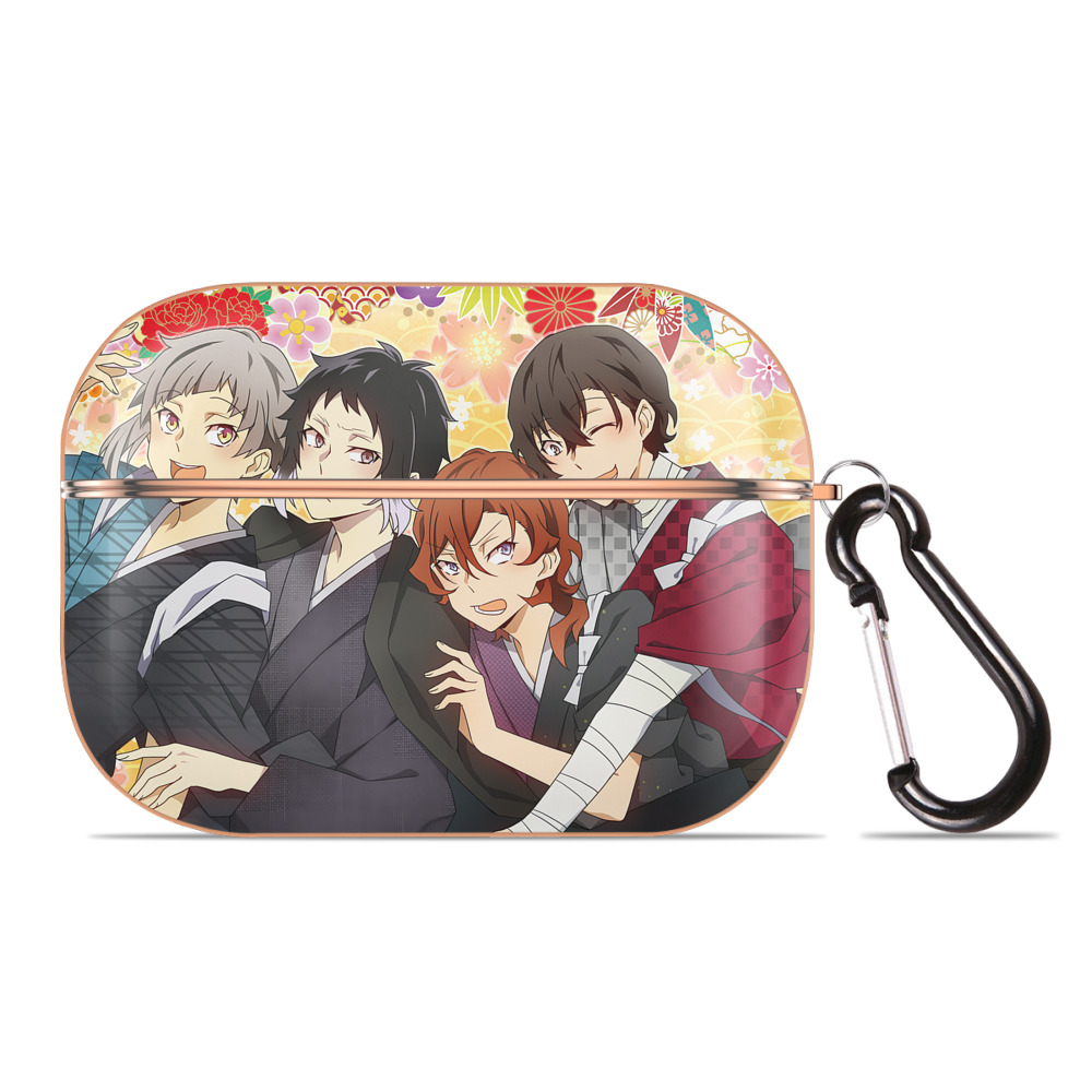（画像用） 文豪ストレイドッグス Bungo Stray Dogs 【AirPods Pro用】ハードシェル保護ケース｜耐衝撃・防指紋・カラビナ付き商品仕様