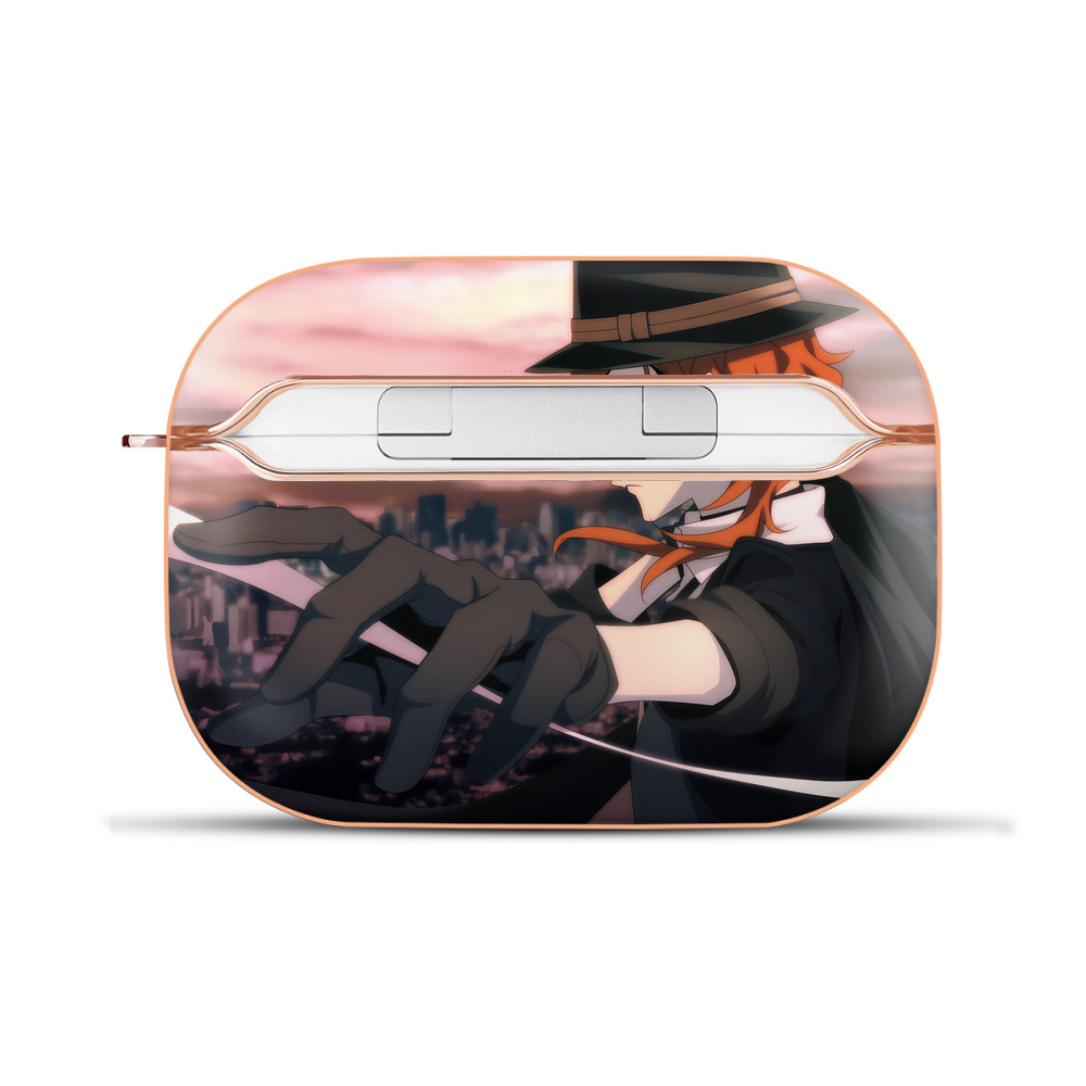 （画像用） 文豪ストレイドッグス Bungo Stray Dogs 【AirPods Pro用】ハードシェル保護ケース｜耐衝撃・防指紋・カラビナ付き商品仕様