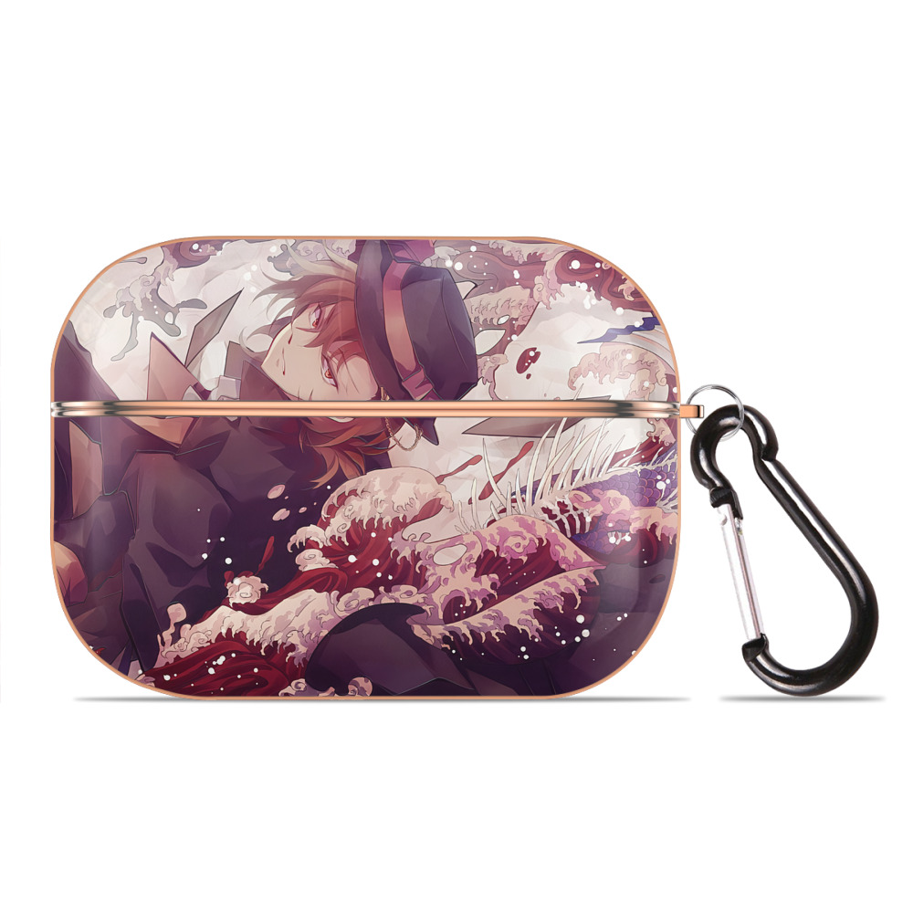 （画像用） 文豪ストレイドッグス Bungo Stray Dogs 【AirPods Pro用】ハードシェル保護ケース｜耐衝撃・防指紋・カラビナ付き商品仕様