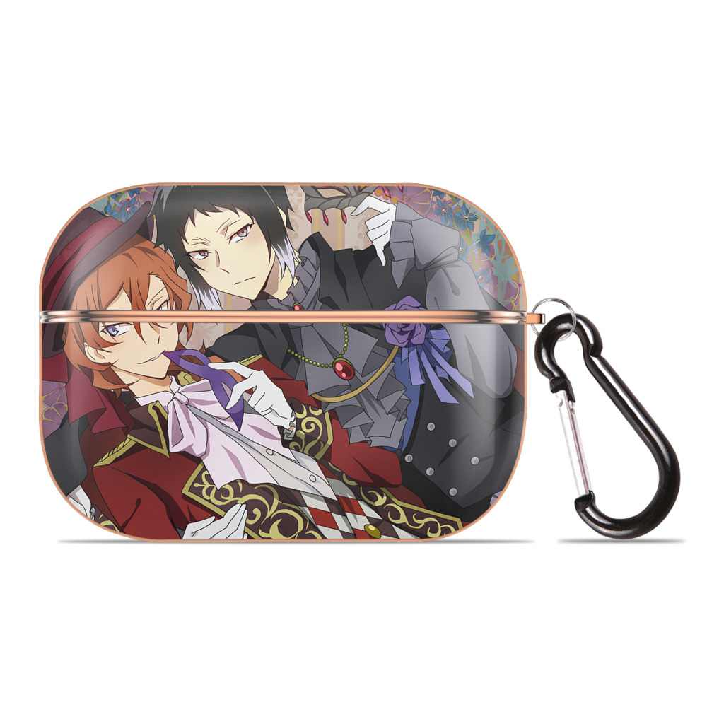 （画像用） 文豪ストレイドッグス Bungo Stray Dogs 【AirPods Pro用】ハードシェル保護ケース｜耐衝撃・防指紋・カラビナ付き商品仕様