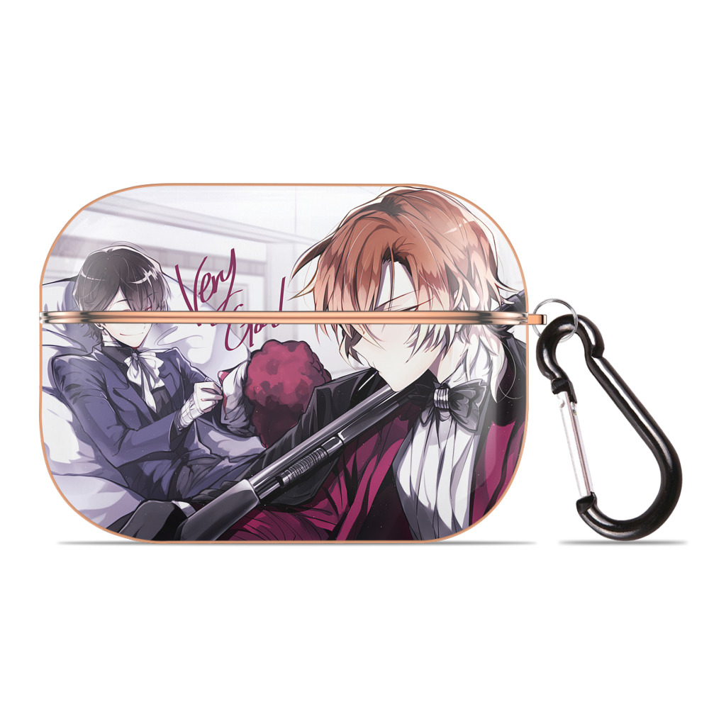 （画像用） 文豪ストレイドッグス Bungo Stray Dogs 【AirPods Pro用】ハードシェル保護ケース｜耐衝撃・防指紋・カラビナ付き商品仕様