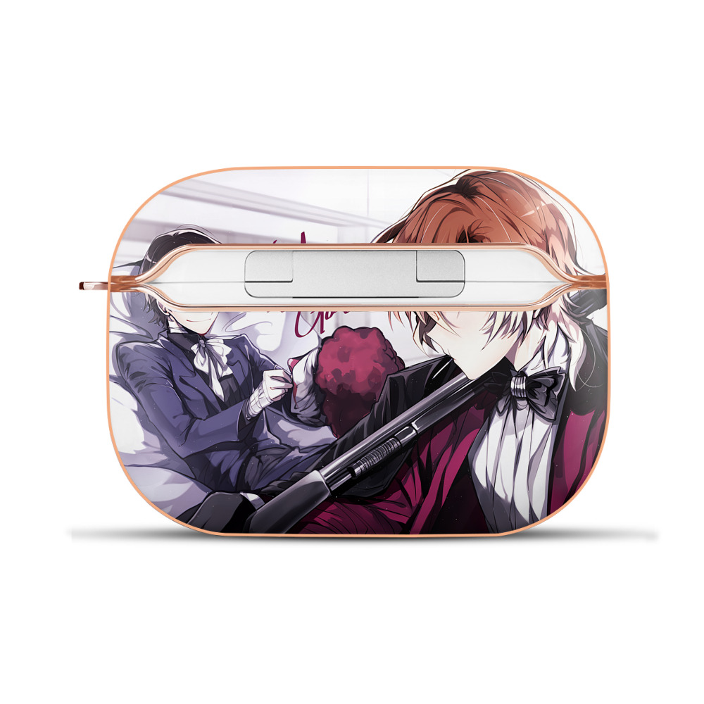 （画像用） 文豪ストレイドッグス Bungo Stray Dogs 【AirPods Pro用】ハードシェル保護ケース｜耐衝撃・防指紋・カラビナ付き商品仕様