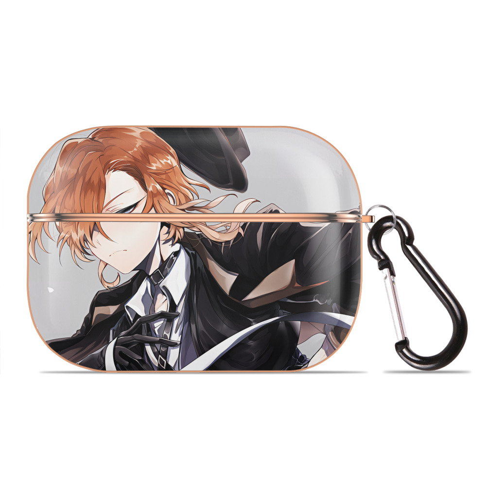 （画像用） 文豪ストレイドッグス Bungo Stray Dogs 【AirPods Pro用】ハードシェル保護ケース｜耐衝撃・防指紋・カラビナ付き商品仕様