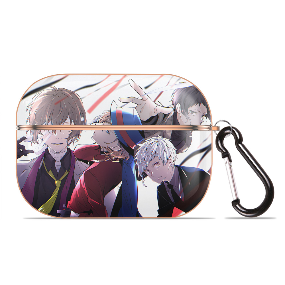 （画像用） 文豪ストレイドッグス Bungo Stray Dogs 【AirPods Pro用】ハードシェル保護ケース｜耐衝撃・防指紋・カラビナ付き商品仕様
