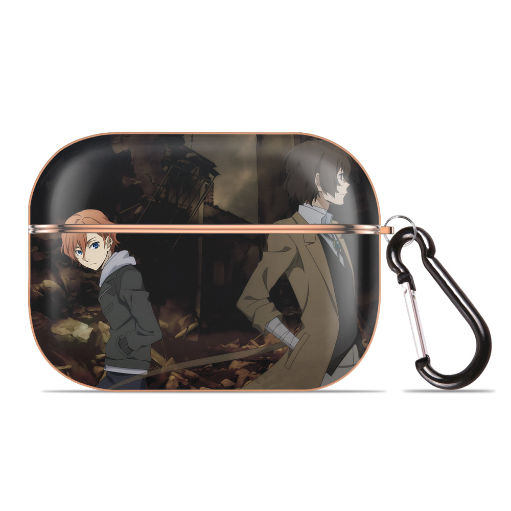 （画像用） 文豪ストレイドッグス Bungo Stray Dogs 【AirPods Pro用】ハードシェル保護ケース｜耐衝撃・防指紋・カラビナ付き商品仕様