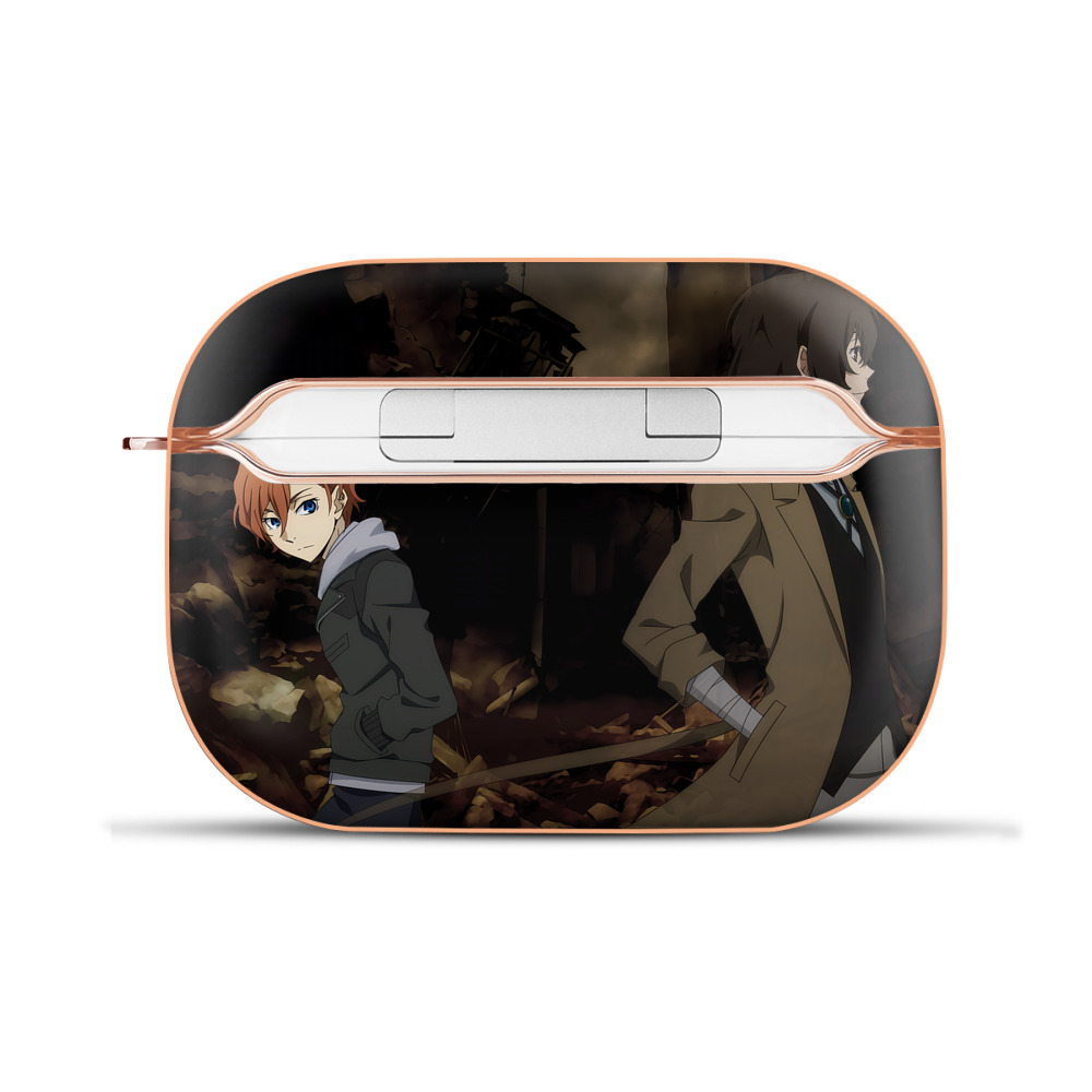 （画像用） 文豪ストレイドッグス Bungo Stray Dogs 【AirPods Pro用】ハードシェル保護ケース｜耐衝撃・防指紋・カラビナ付き商品仕様