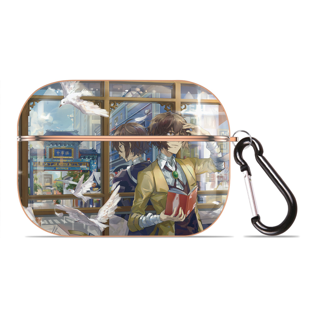 （画像用） 文豪ストレイドッグス Bungo Stray Dogs 【AirPods Pro用】ハードシェル保護ケース｜耐衝撃・防指紋・カラビナ付き商品仕様