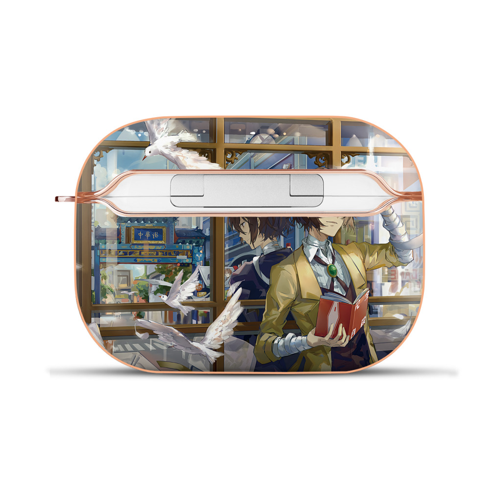（画像用） 文豪ストレイドッグス Bungo Stray Dogs 【AirPods Pro用】ハードシェル保護ケース｜耐衝撃・防指紋・カラビナ付き商品仕様