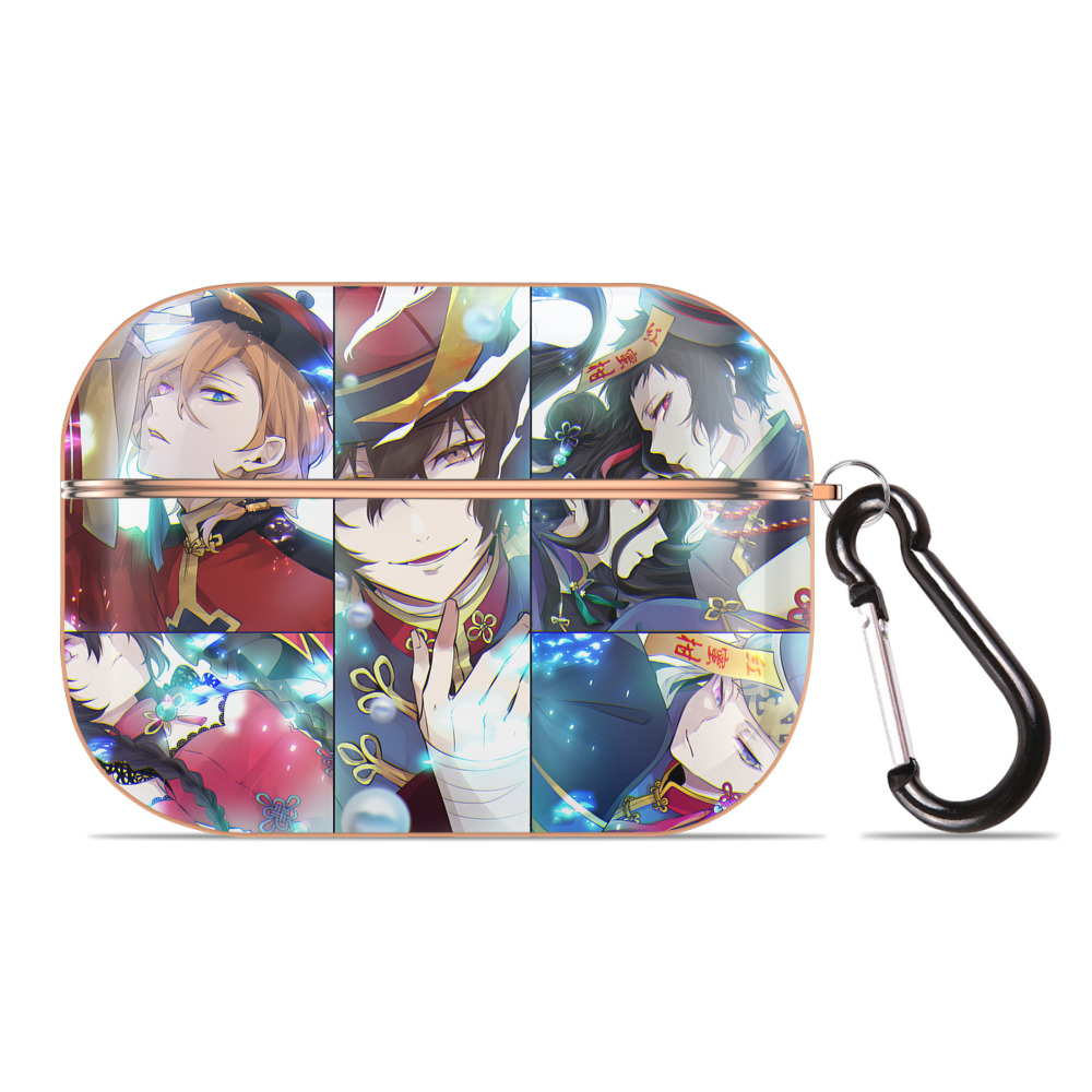 （画像用） 文豪ストレイドッグス Bungo Stray Dogs 【AirPods Pro用】ハードシェル保護ケース｜耐衝撃・防指紋・カラビナ付き商品仕様