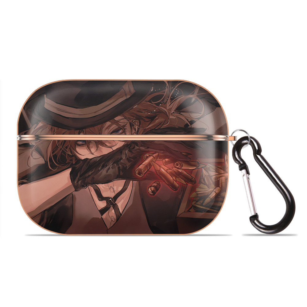 （画像用） 文豪ストレイドッグス Bungo Stray Dogs 【AirPods Pro用】ハードシェル保護ケース｜耐衝撃・防指紋・カラビナ付き商品仕様