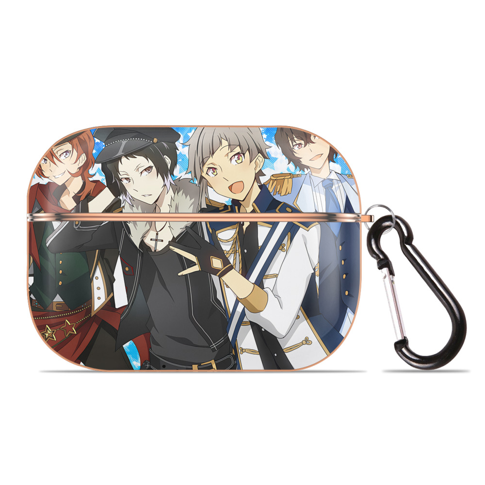 （画像用） 文豪ストレイドッグス Bungo Stray Dogs 【AirPods Pro用】ハードシェル保護ケース｜耐衝撃・防指紋・カラビナ付き商品仕様