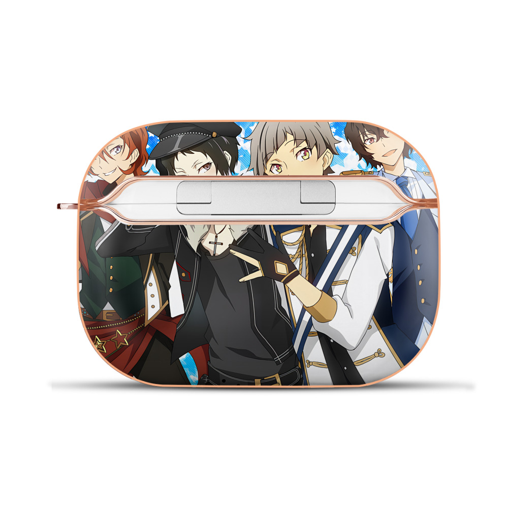 （画像用） 文豪ストレイドッグス Bungo Stray Dogs 【AirPods Pro用】ハードシェル保護ケース｜耐衝撃・防指紋・カラビナ付き商品仕様