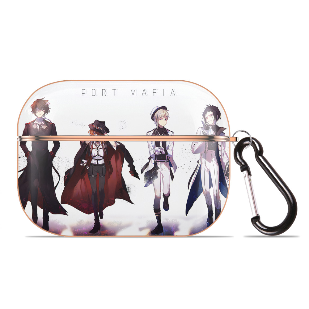 （画像用） 文豪ストレイドッグス Bungo Stray Dogs 【AirPods Pro用】ハードシェル保護ケース｜耐衝撃・防指紋・カラビナ付き商品仕様