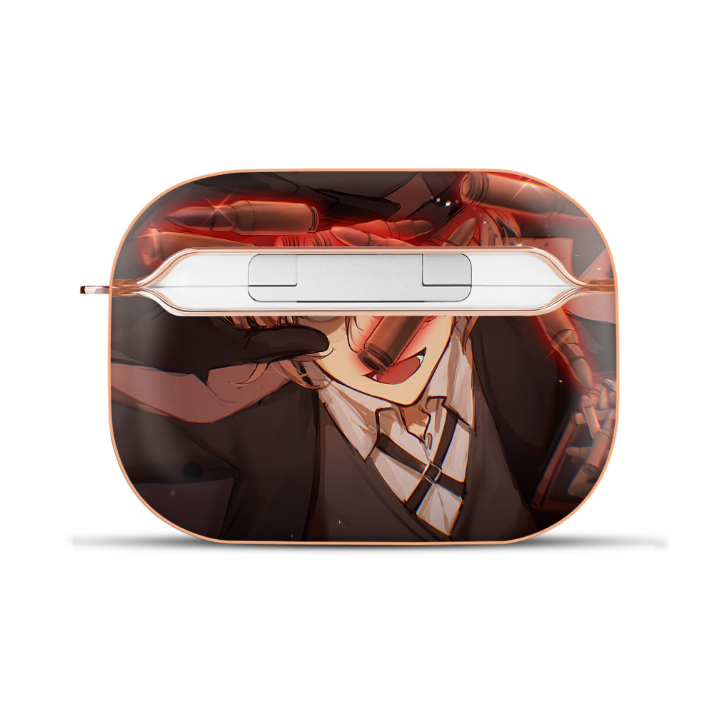 （画像用） 文豪ストレイドッグス Bungo Stray Dogs 【AirPods Pro用】ハードシェル保護ケース｜耐衝撃・防指紋・カラビナ付き商品仕様