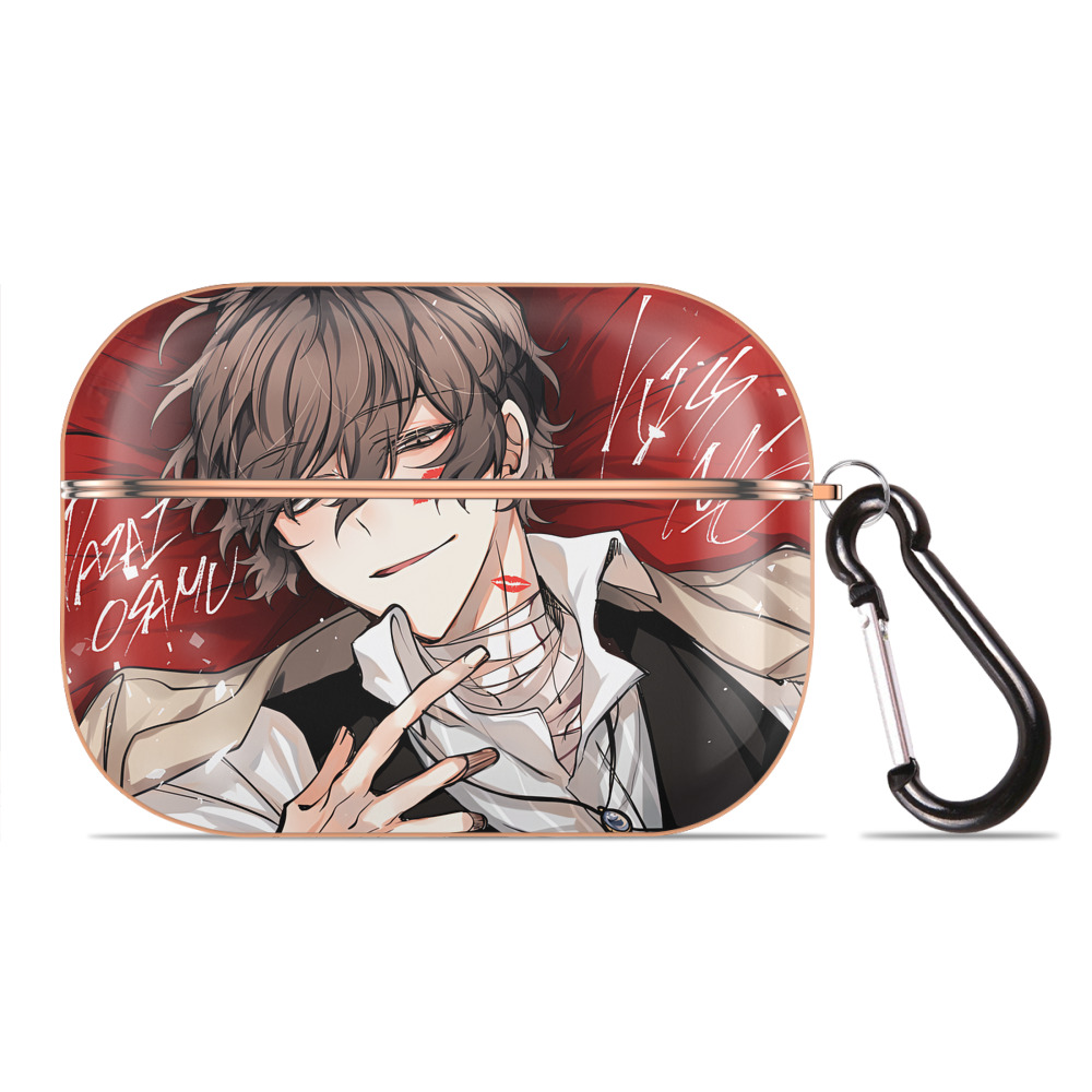（画像用） 文豪ストレイドッグス Bungo Stray Dogs 【AirPods Pro用】ハードシェル保護ケース｜耐衝撃・防指紋・カラビナ付き商品仕様