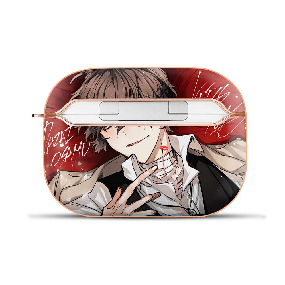 （画像用） 文豪ストレイドッグス Bungo Stray Dogs 【AirPods Pro用】ハードシェル保護ケース｜耐衝撃・防指紋・カラビナ付き商品仕様
