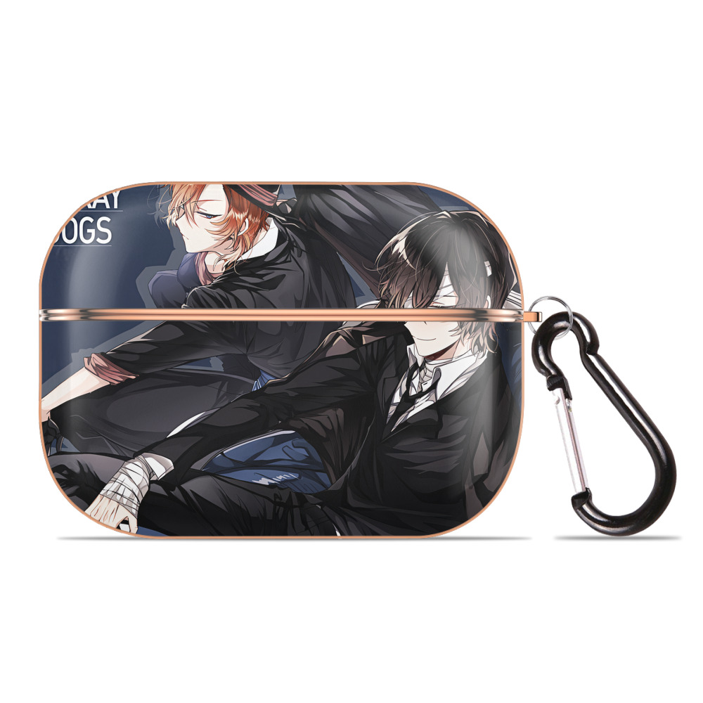 （画像用） 文豪ストレイドッグス Bungo Stray Dogs 【AirPods Pro用】ハードシェル保護ケース｜耐衝撃・防指紋・カラビナ付き商品仕様