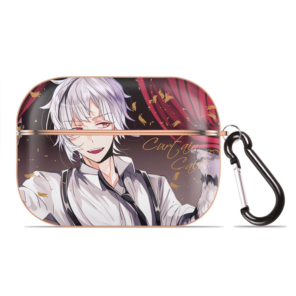 （画像用） 文豪ストレイドッグス Bungo Stray Dogs 【AirPods Pro用】ハードシェル保護ケース｜耐衝撃・防指紋・カラビナ付き商品仕様