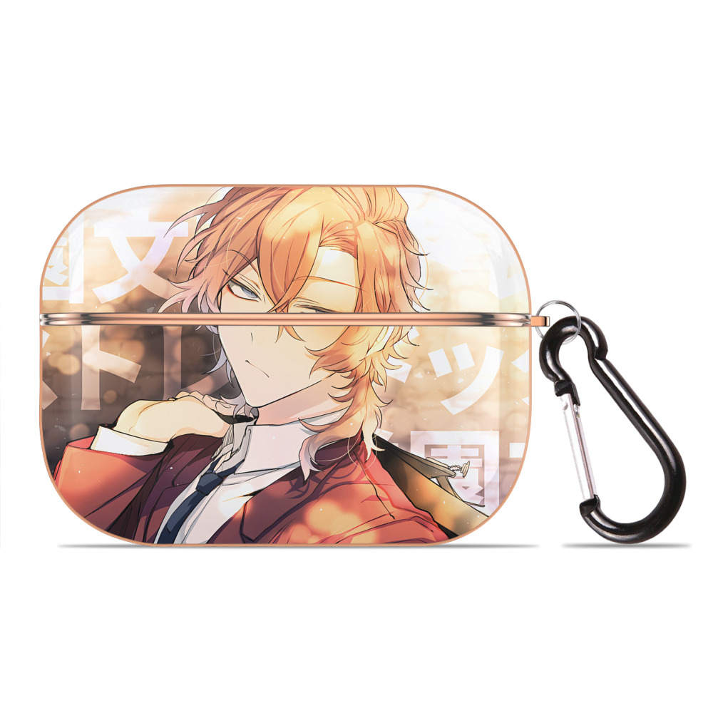 （画像用） 文豪ストレイドッグス Bungo Stray Dogs 【AirPods Pro用】ハードシェル保護ケース｜耐衝撃・防指紋・カラビナ付き商品仕様