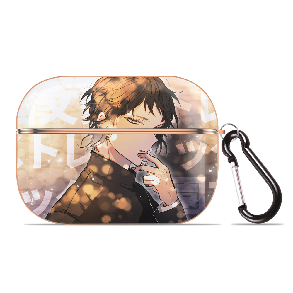 （画像用） 文豪ストレイドッグス Bungo Stray Dogs 【AirPods Pro用】ハードシェル保護ケース｜耐衝撃・防指紋・カラビナ付き商品仕様