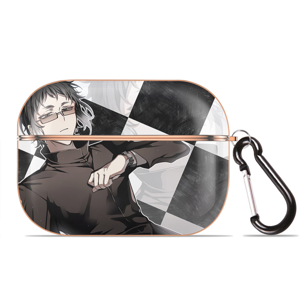 （画像用） 文豪ストレイドッグス Bungo Stray Dogs 【AirPods Pro用】ハードシェル保護ケース｜耐衝撃・防指紋・カラビナ付き商品仕様