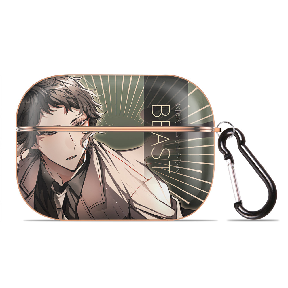 （画像用） 文豪ストレイドッグス Bungo Stray Dogs 【AirPods Pro用】ハードシェル保護ケース｜耐衝撃・防指紋・カラビナ付き商品仕様
