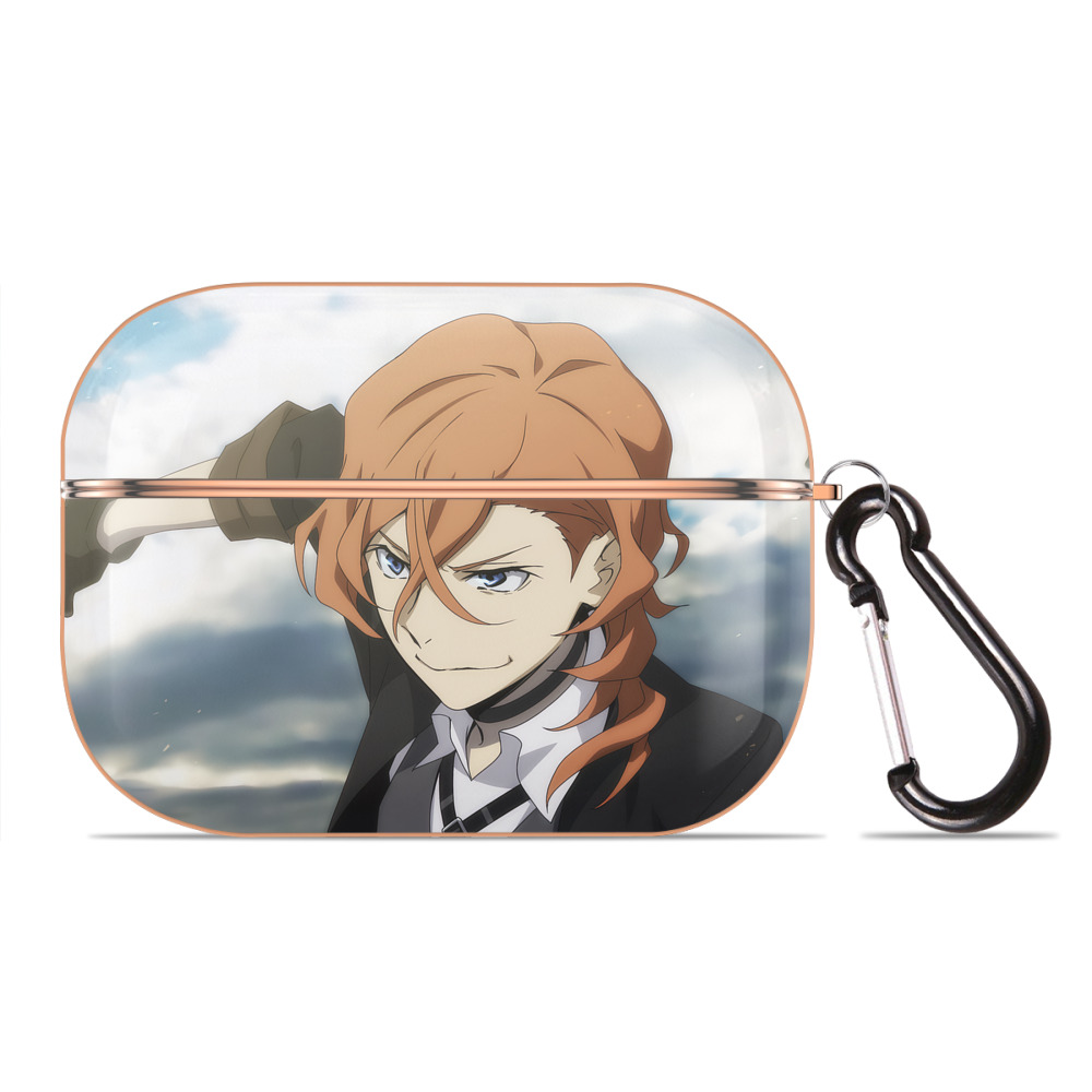 （画像用） 文豪ストレイドッグス Bungo Stray Dogs 【AirPods Pro用】ハードシェル保護ケース｜耐衝撃・防指紋・カラビナ付き商品仕様