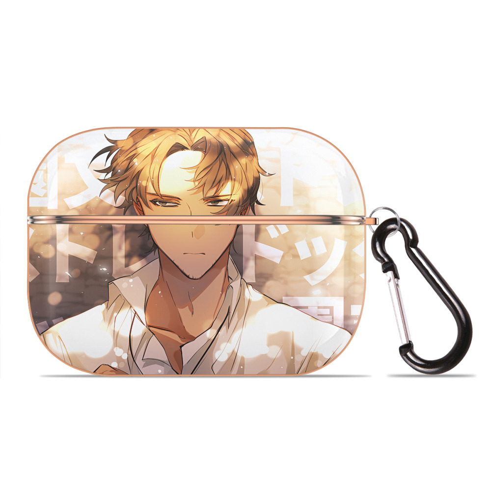 （画像用） 文豪ストレイドッグス Bungo Stray Dogs 【AirPods Pro用】ハードシェル保護ケース｜耐衝撃・防指紋・カラビナ付き商品仕様