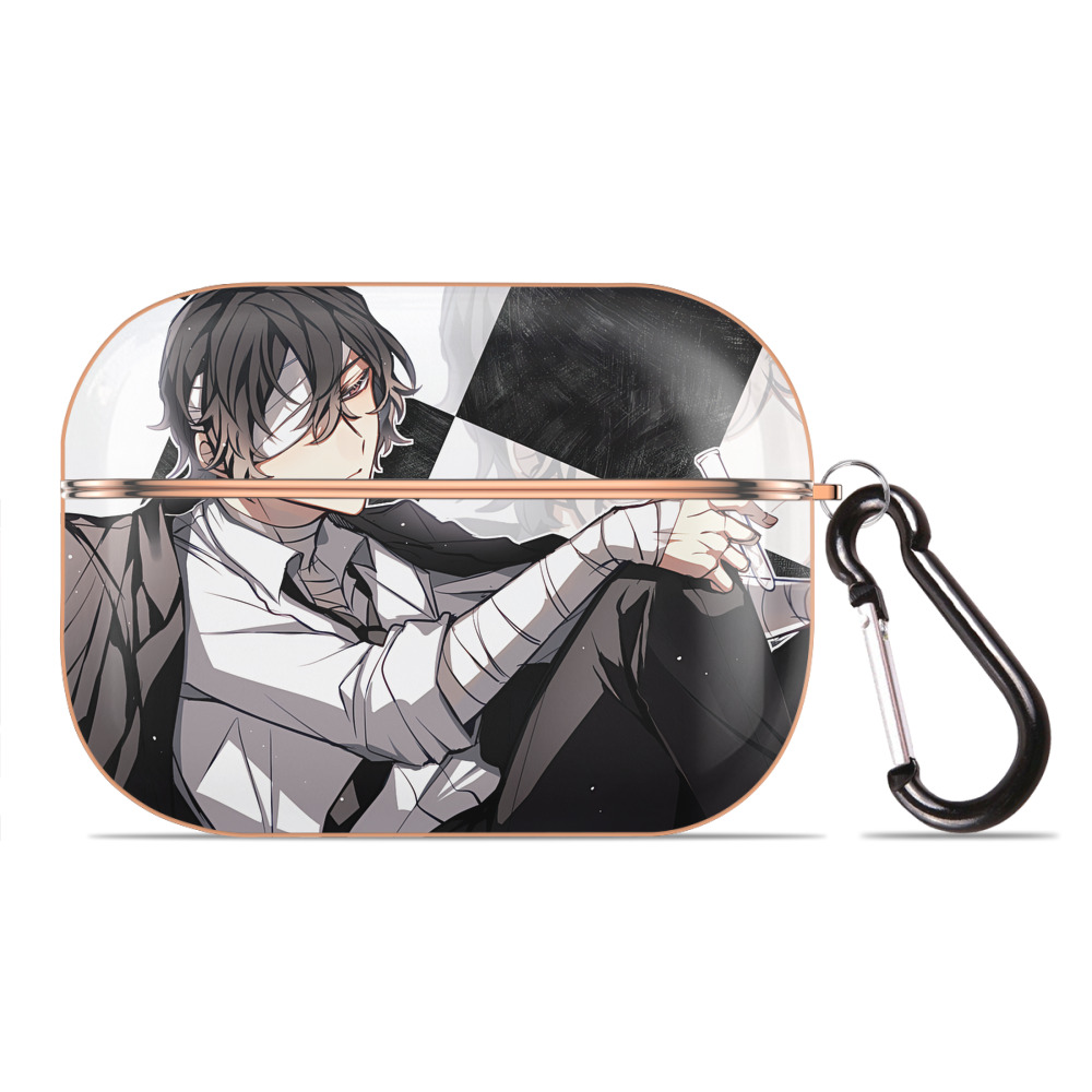 （画像用） 文豪ストレイドッグス Bungo Stray Dogs 【AirPods Pro用】ハードシェル保護ケース｜耐衝撃・防指紋・カラビナ付き商品仕様