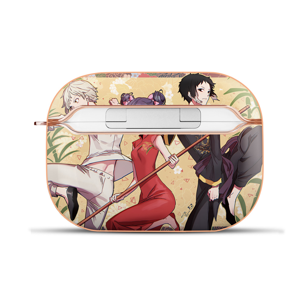 （画像用） 文豪ストレイドッグス Bungo Stray Dogs 【AirPods Pro用】ハードシェル保護ケース｜耐衝撃・防指紋・カラビナ付き商品仕様