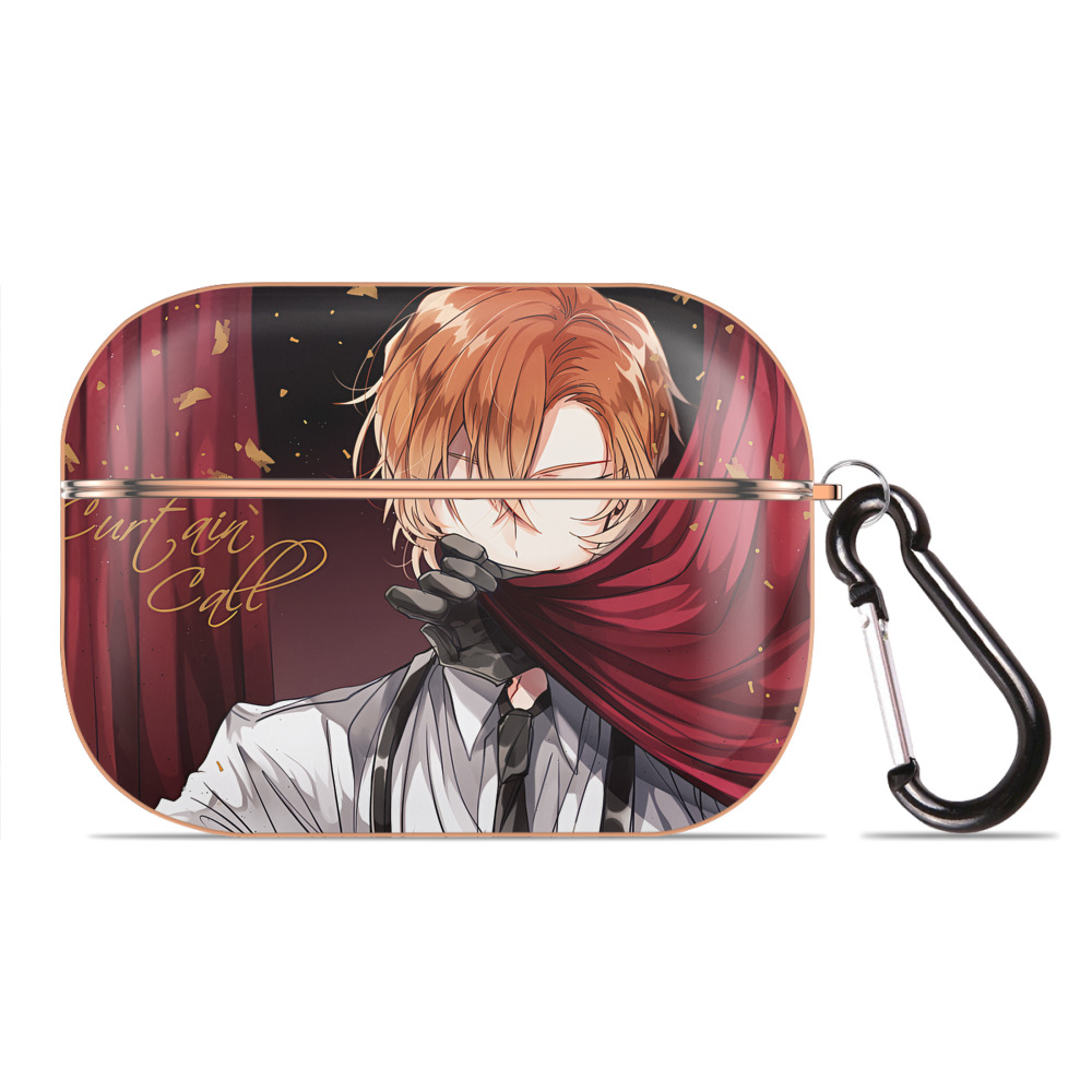 （画像用） 文豪ストレイドッグス Bungo Stray Dogs 【AirPods Pro用】ハードシェル保護ケース｜耐衝撃・防指紋・カラビナ付き商品仕様